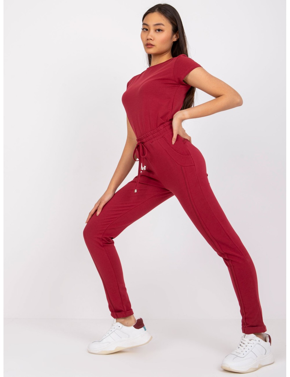 Spodnie dresowe-RV-DR-3589.06X-zielony