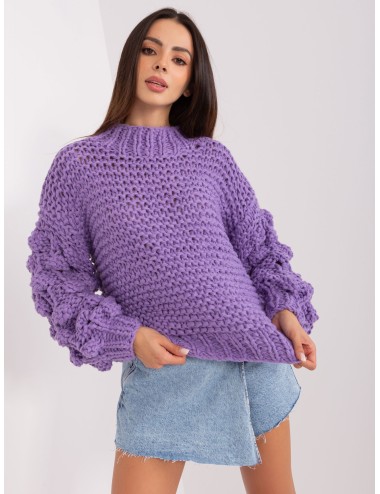 Sweter oversize z grubym splotem