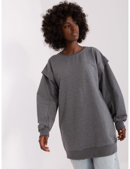 Długa bluza o kroju oversize