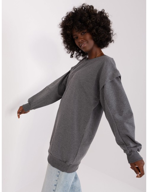 Długa bluza o kroju oversize