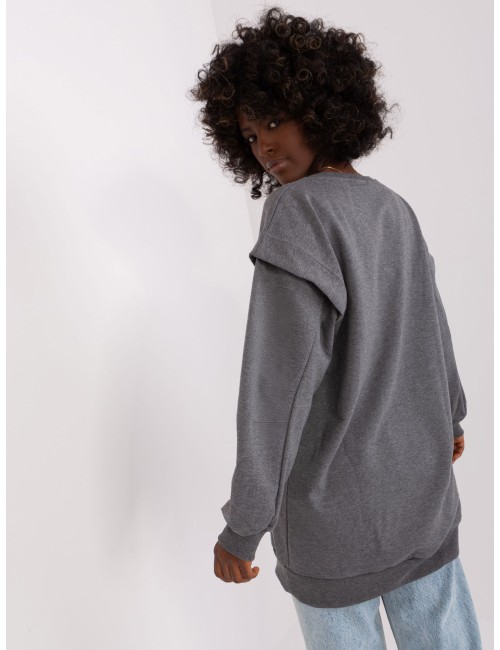 Długa bluza o kroju oversize