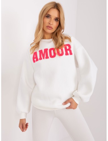 Bluza bez kaptura z napisem