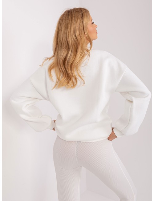 Bluza bez kaptura z napisem