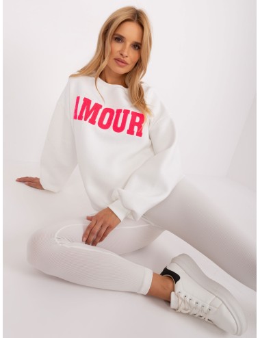 Bluza bez kaptura z napisem