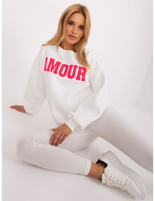 Bluza bez kaptura z napisem