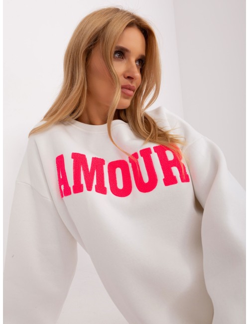 Bluza bez kaptura z napisem
