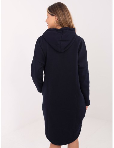 RUE PARIS Camelowa długa bluza z kapturem