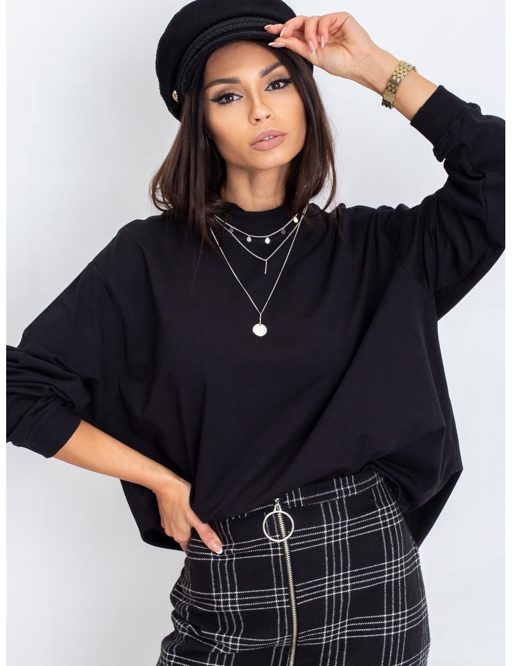 Bawełniana bluza basic