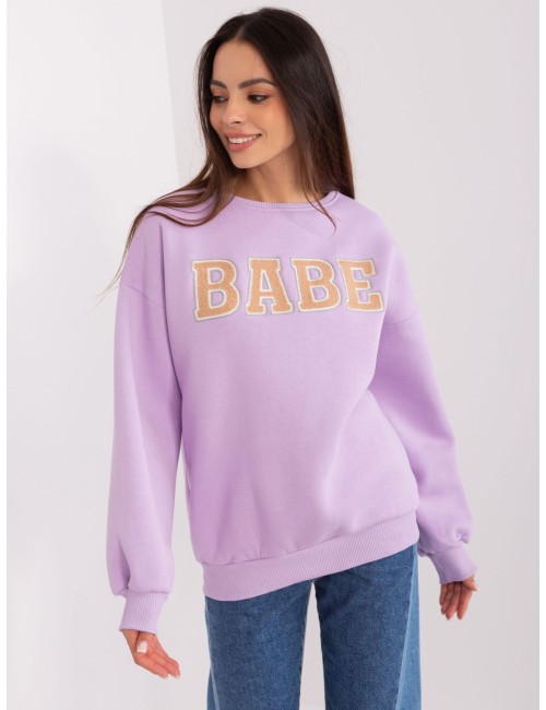 Bluza bez kaptura z napisem