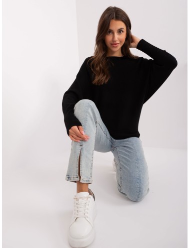 Damski sweter oversize z wiskozą
