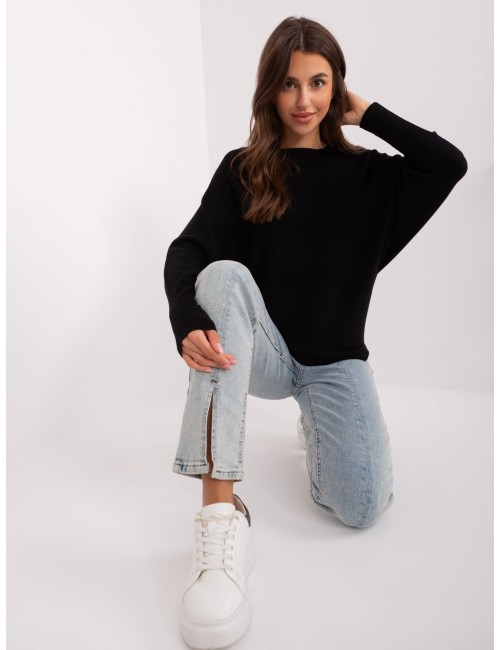 Damski sweter oversize z wiskozą