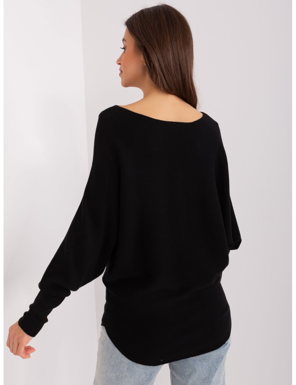 Damski sweter oversize z wiskozą