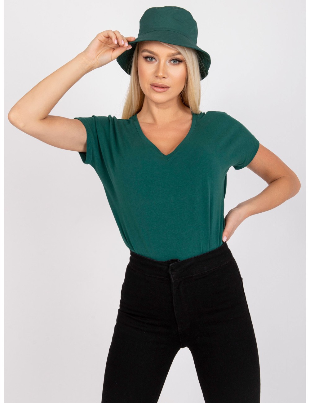 T-shirt-RV-TS-4832.35P-ciemny zielony