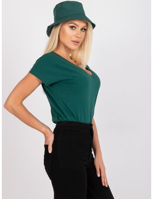T-shirt-RV-TS-4832.35P-ciemny zielony