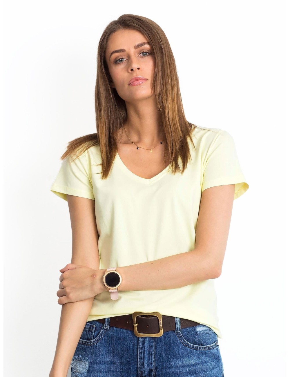 T-shirt w serek