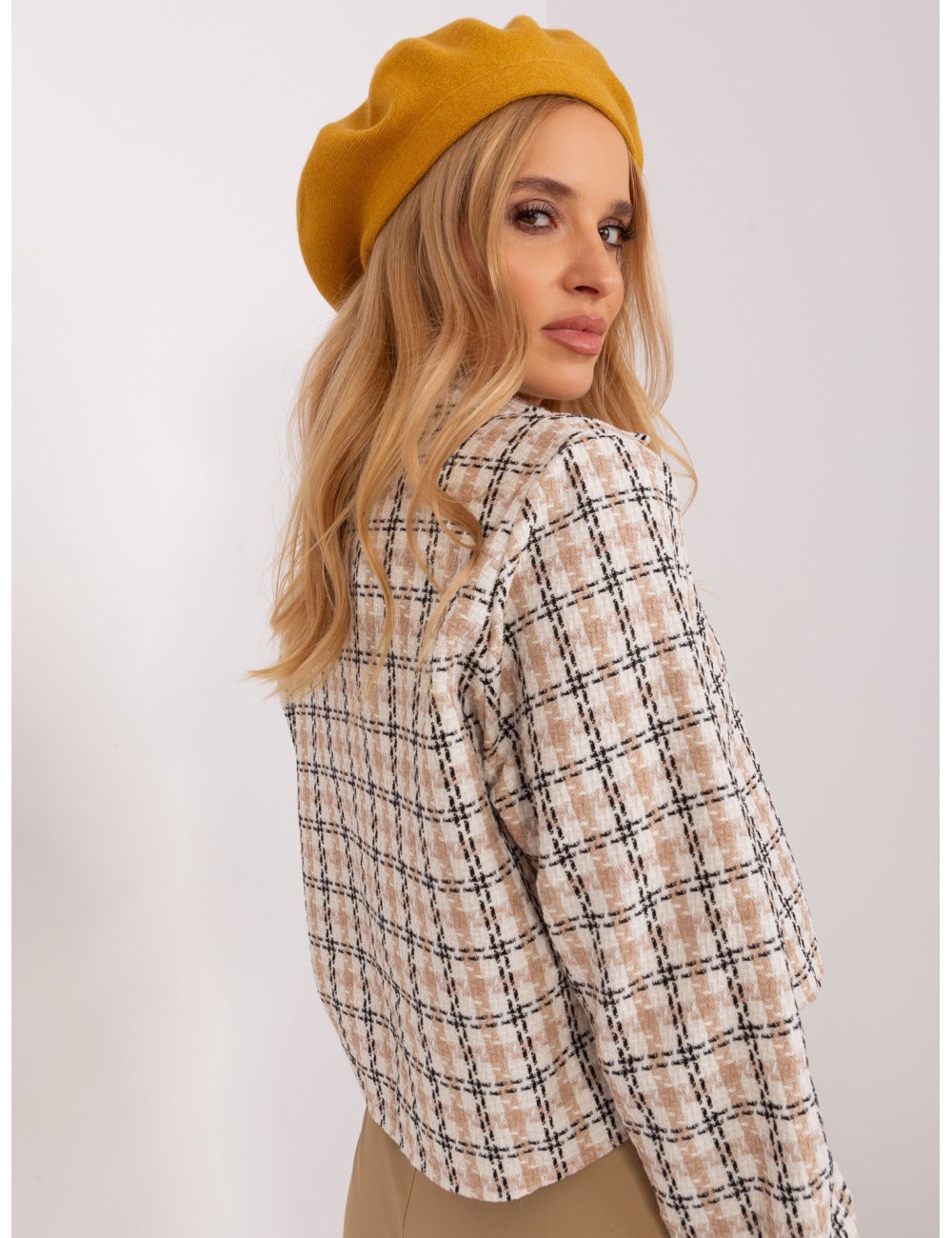 Beret zimowy damski