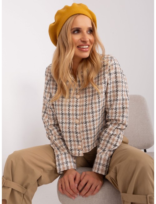Beret zimowy damski