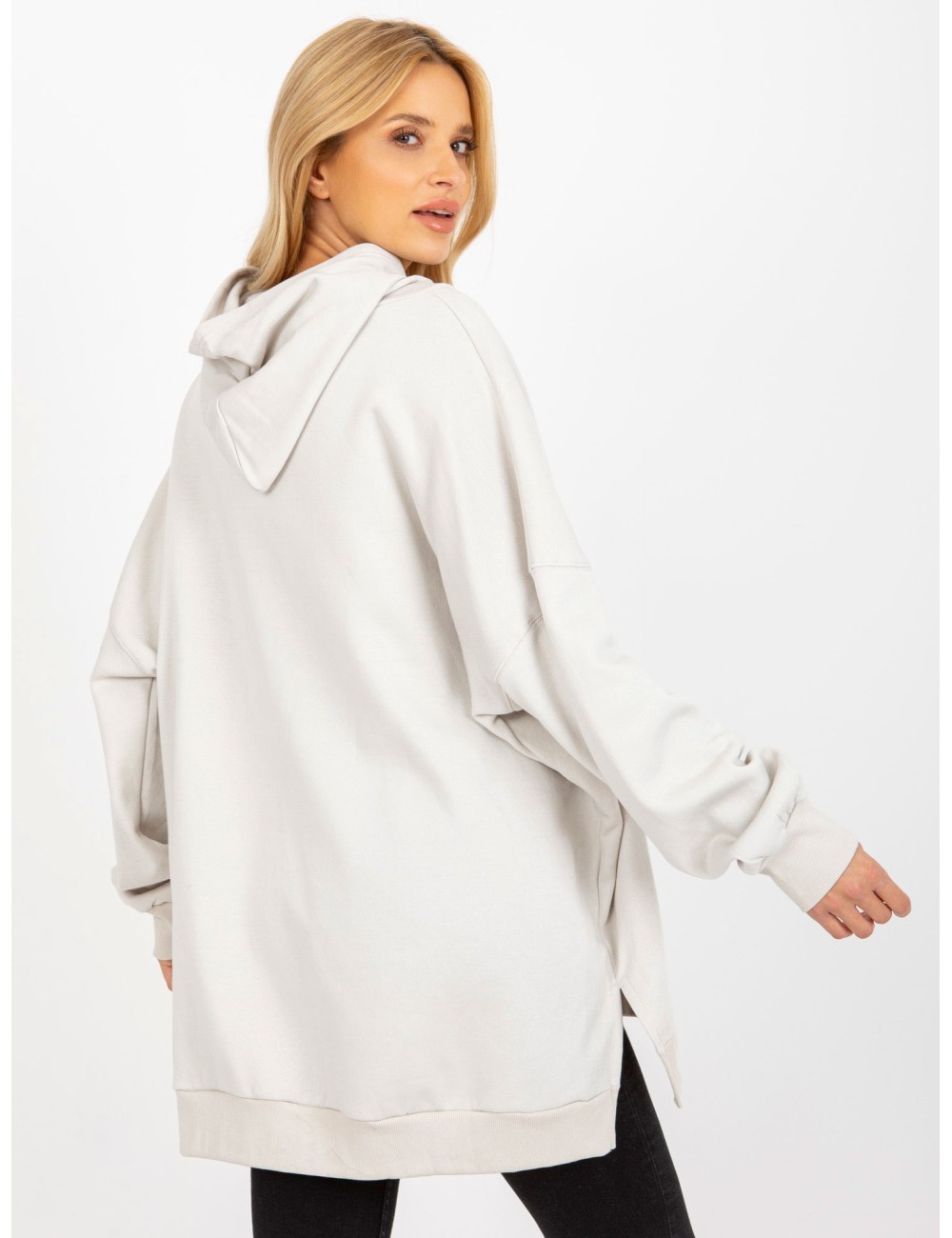 Długa bluza oversize z kapturem MAYFLIES