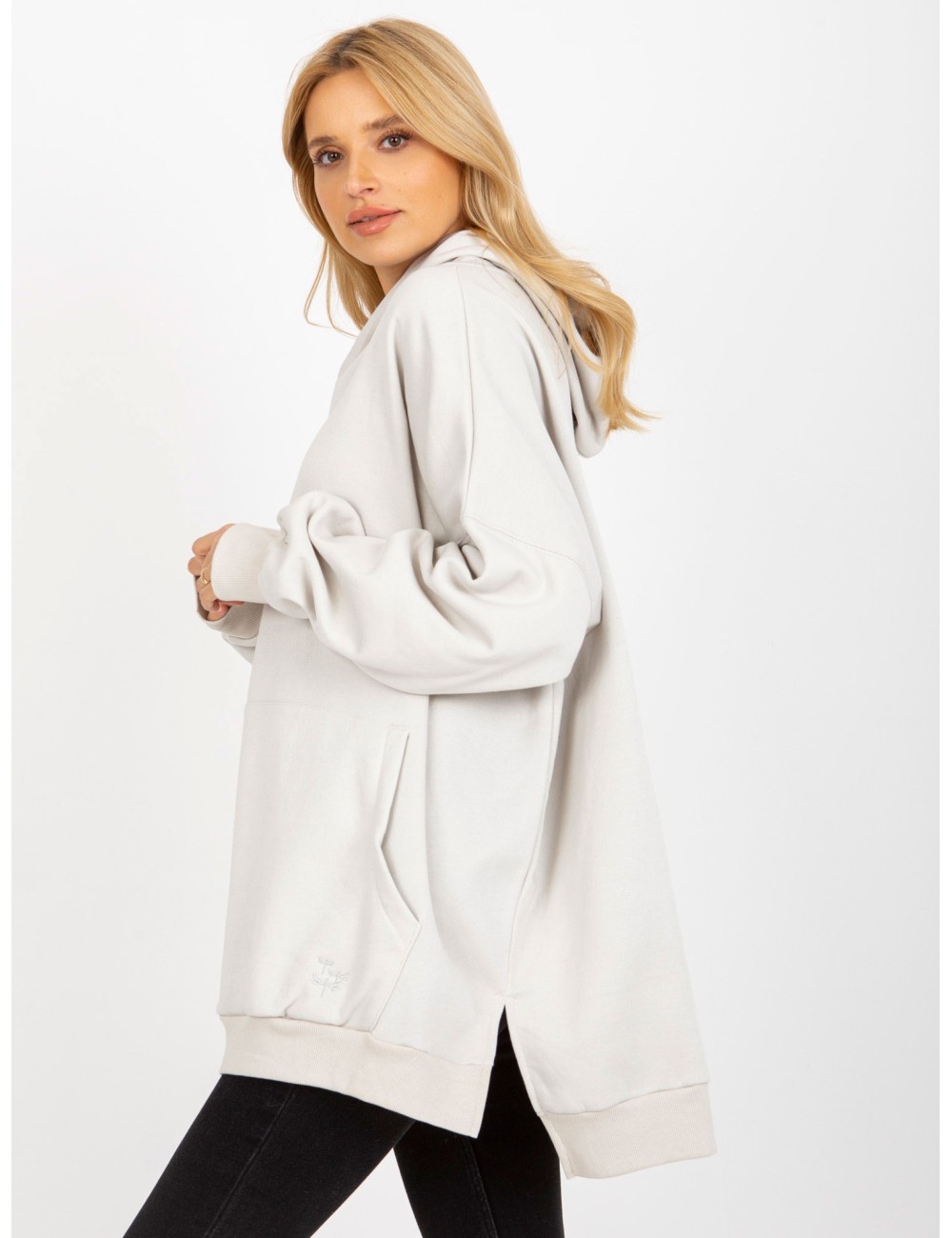 Długa bluza oversize z kapturem MAYFLIES
