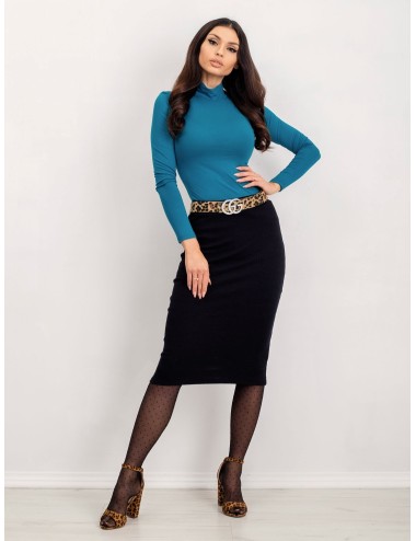 Bluzka basic z golfem Cassie RUE PARIS