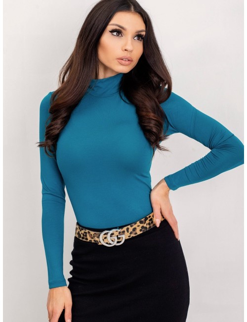 Bluzka basic z golfem Cassie RUE PARIS