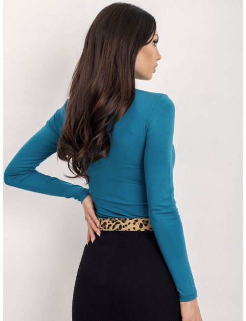 Bluzka basic z golfem Cassie RUE PARIS