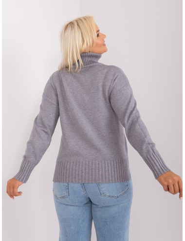 Damski sweter plus size z wiskozą