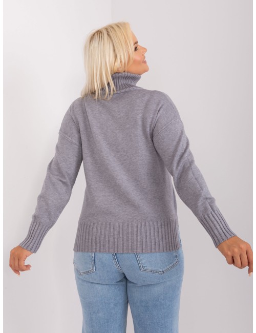 Damski sweter plus size z wiskozą