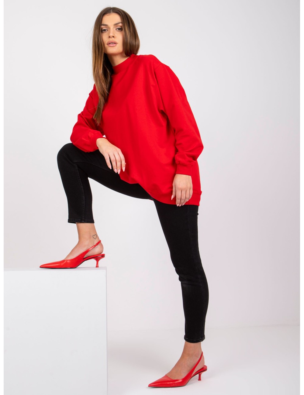 Bawełniana bluza basic
