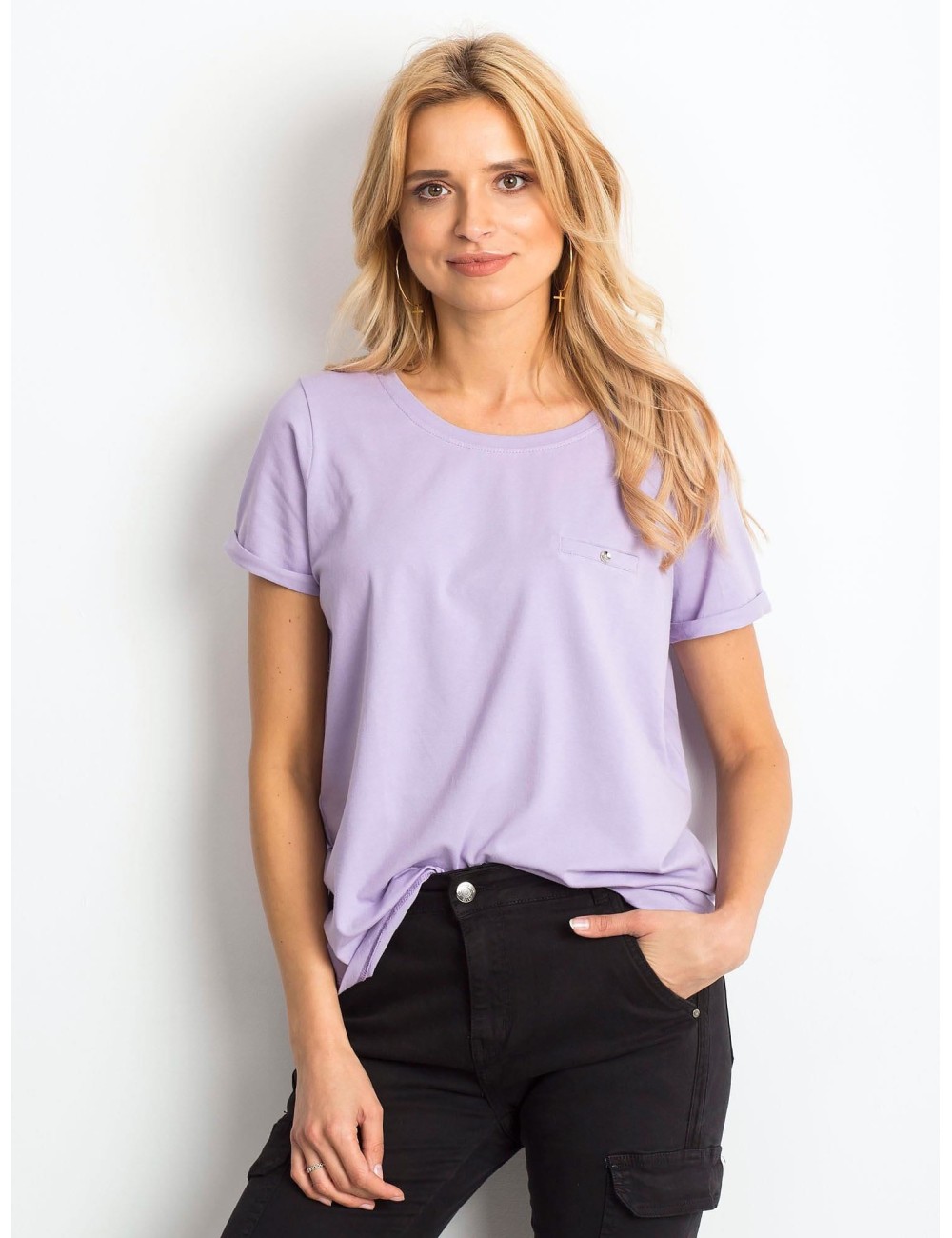 Bawełniany t-shirt damski basic
