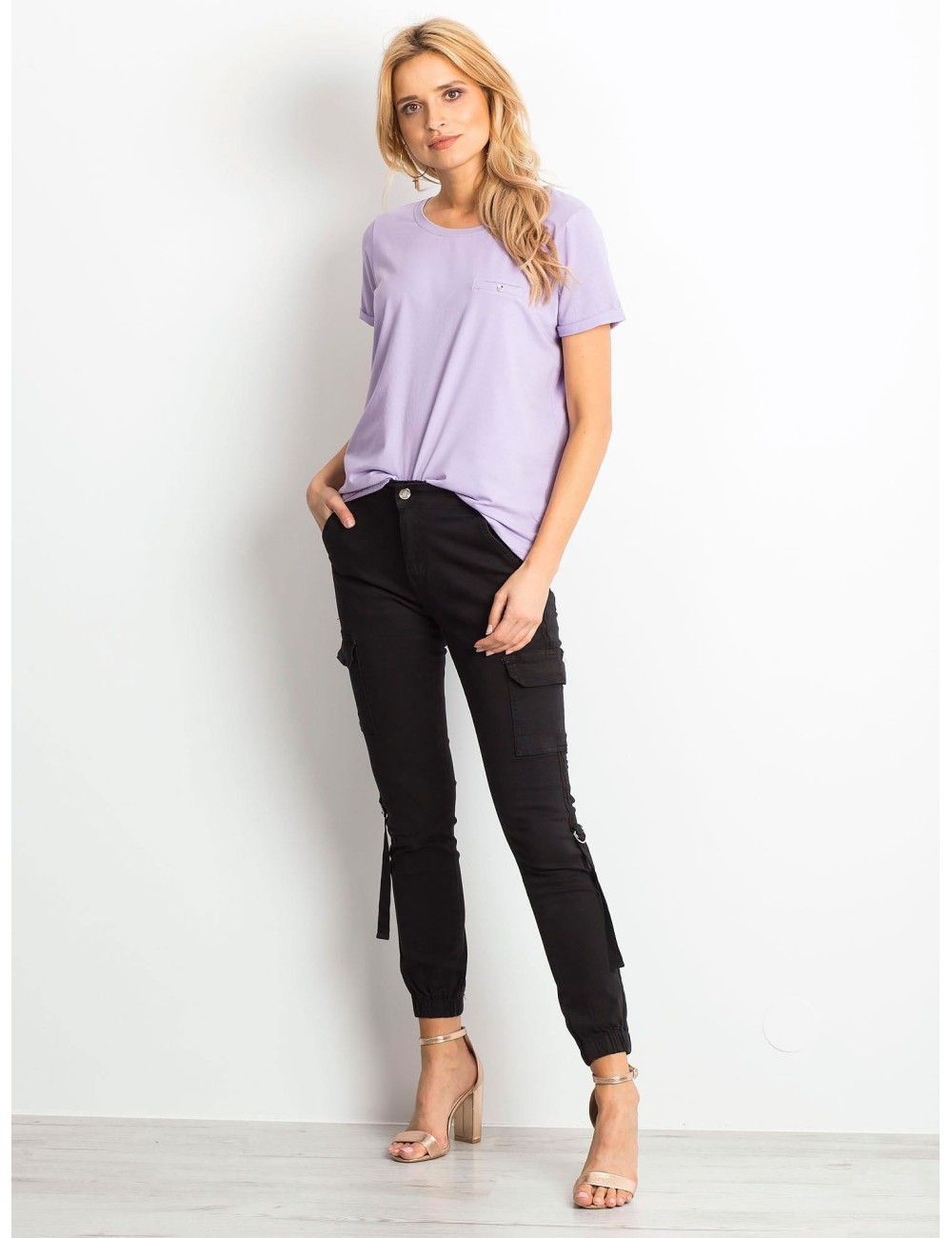 Bawełniany t-shirt damski basic