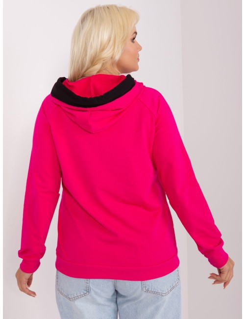 Bluza plus size basic z kieszenią