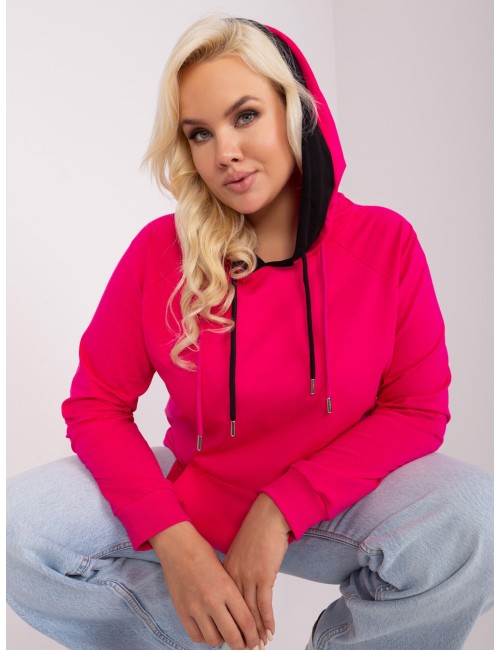 Bluza plus size basic z kieszenią
