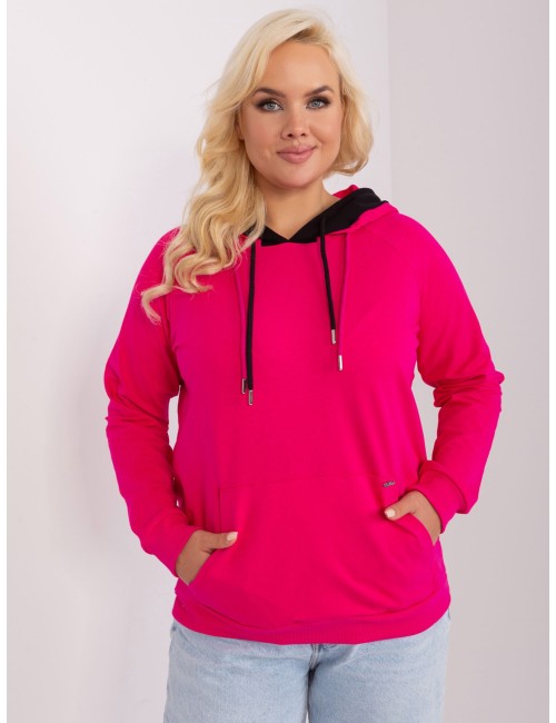 Bluza plus size basic z kieszenią