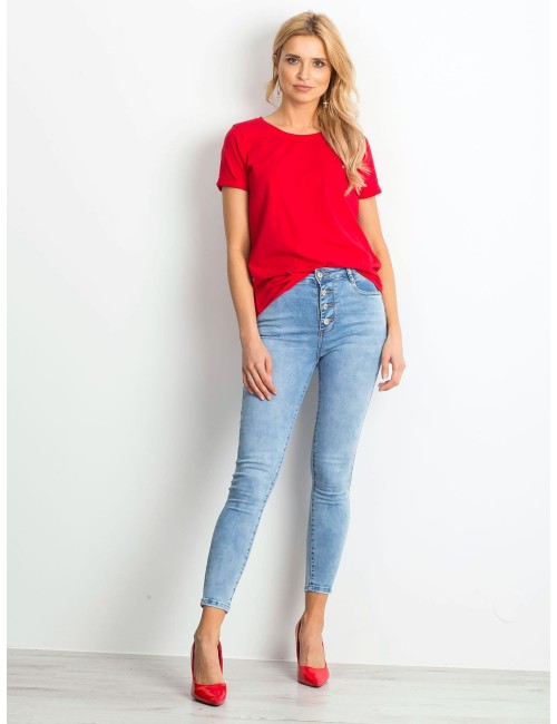 Bawełniany t-shirt damski basic