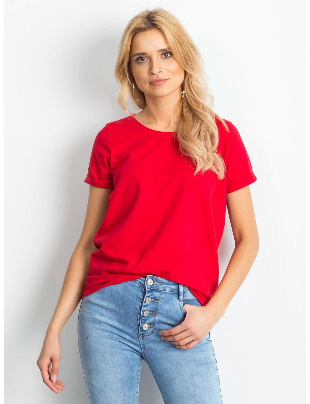 Bawełniany t-shirt damski basic