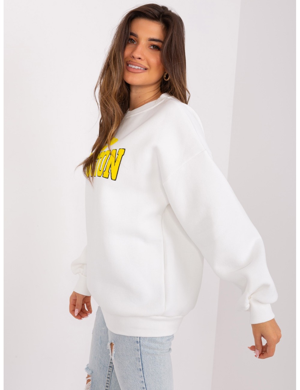 Bluza bez kaptura z długim rękawem