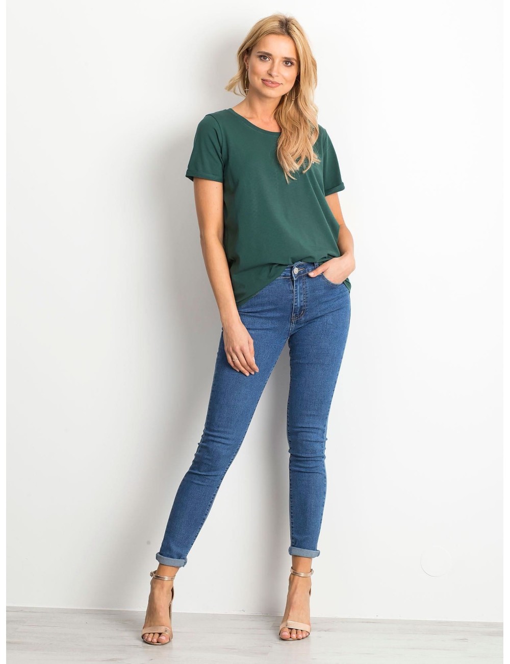 Bawełniany t-shirt damski basic
