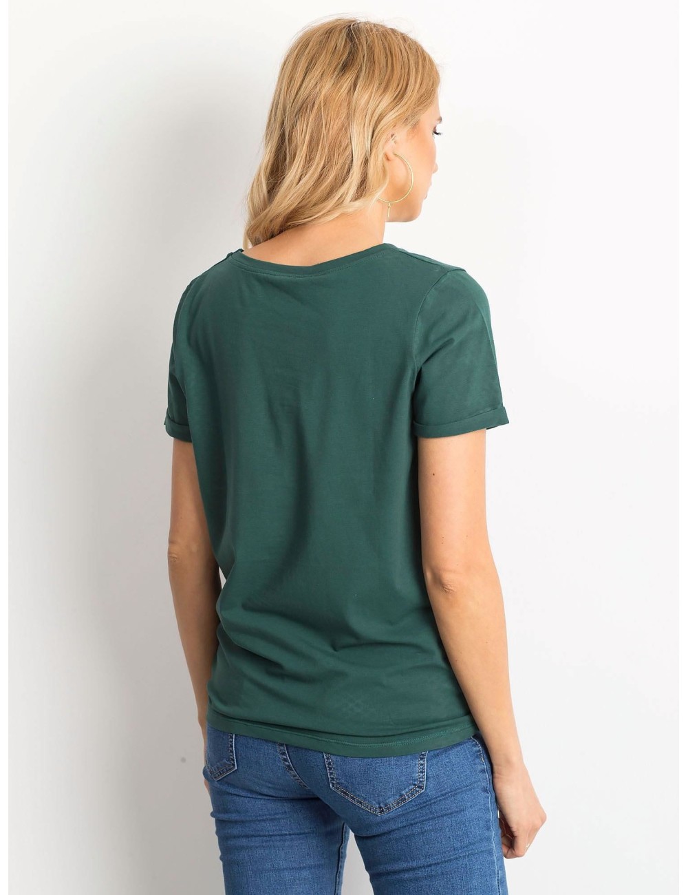 Bawełniany t-shirt damski basic