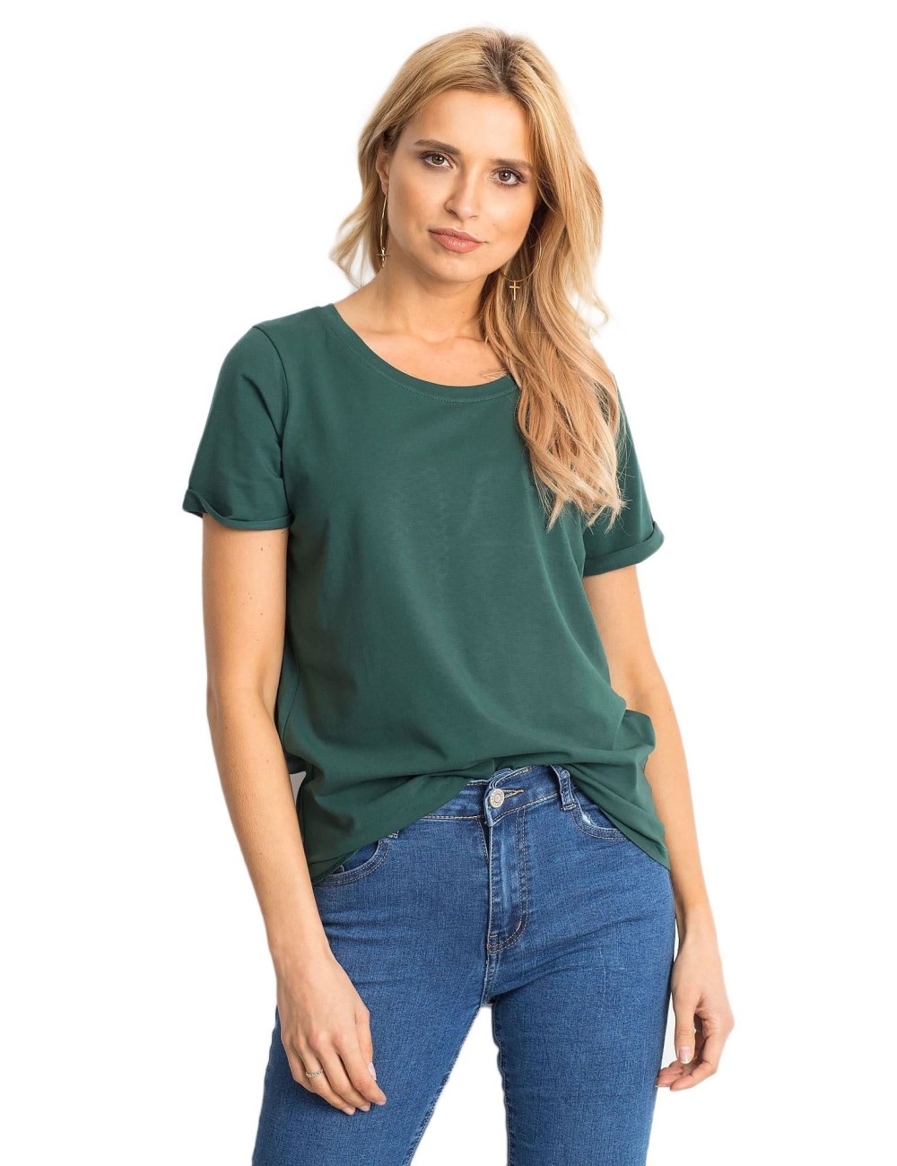 Bawełniany t-shirt damski basic