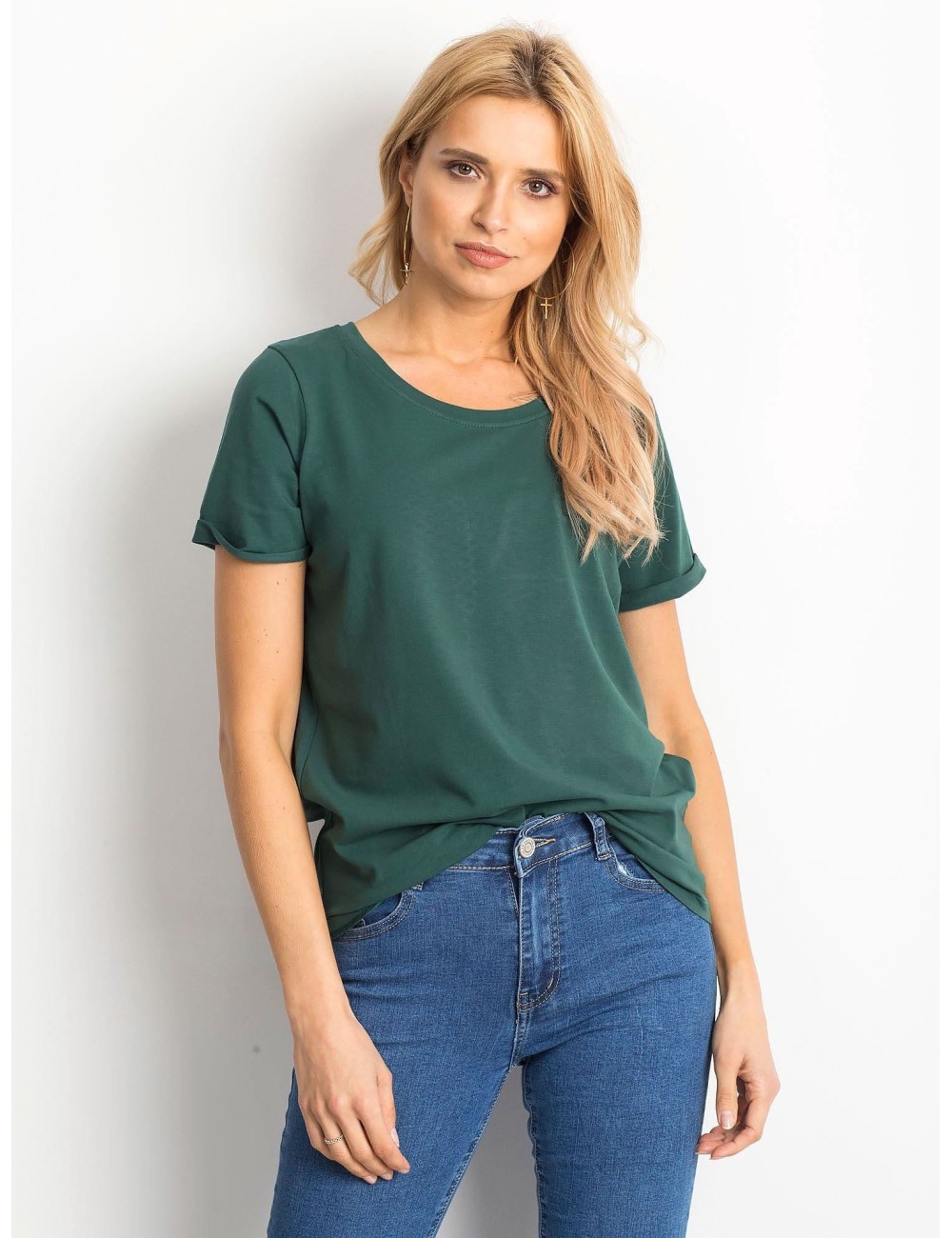Bawełniany t-shirt damski basic