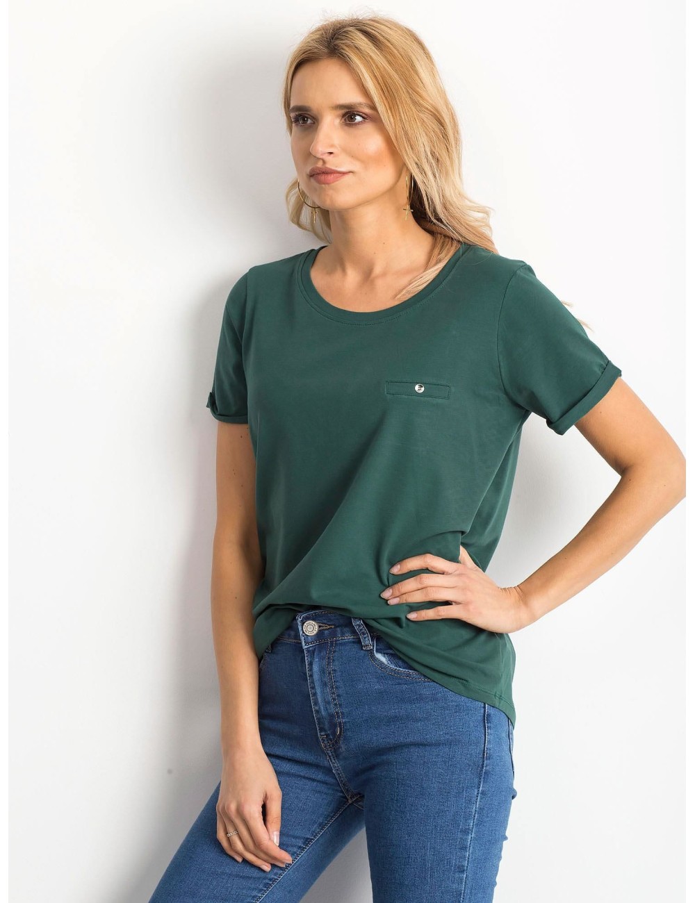 Bawełniany t-shirt damski basic