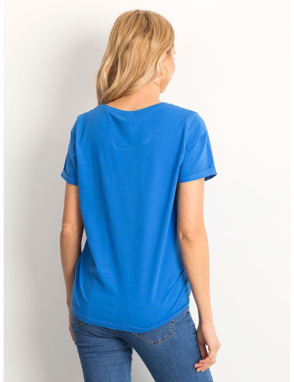 Bawełniany t-shirt damski basic