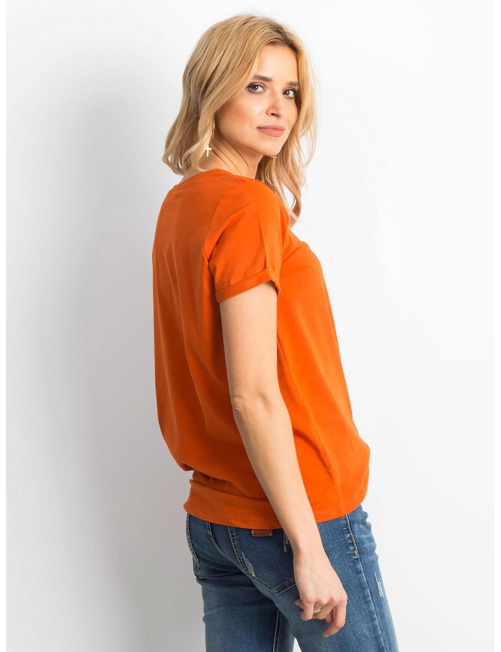 Bawełniany t-shirt damski basic