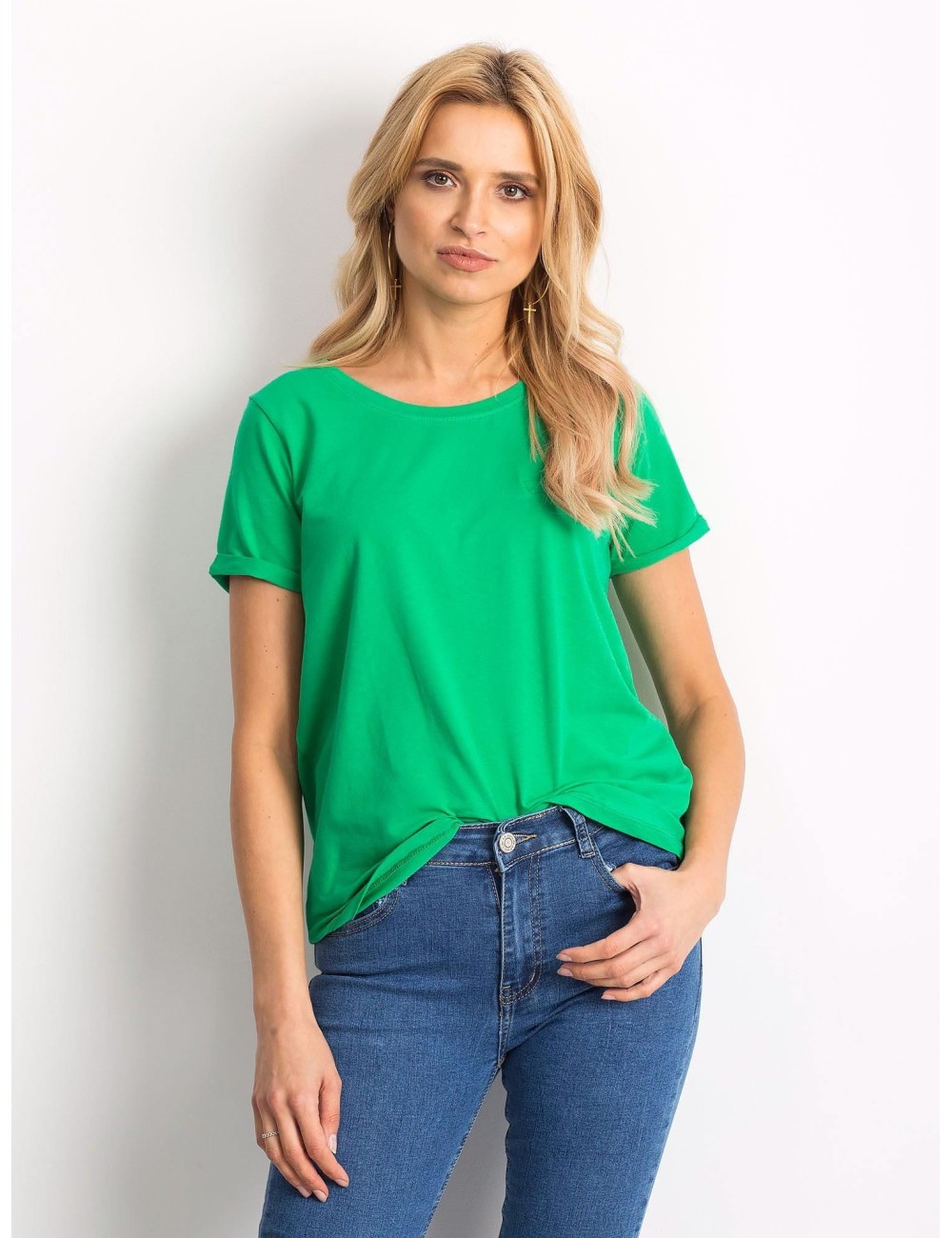 Bawełniany t-shirt damski basic