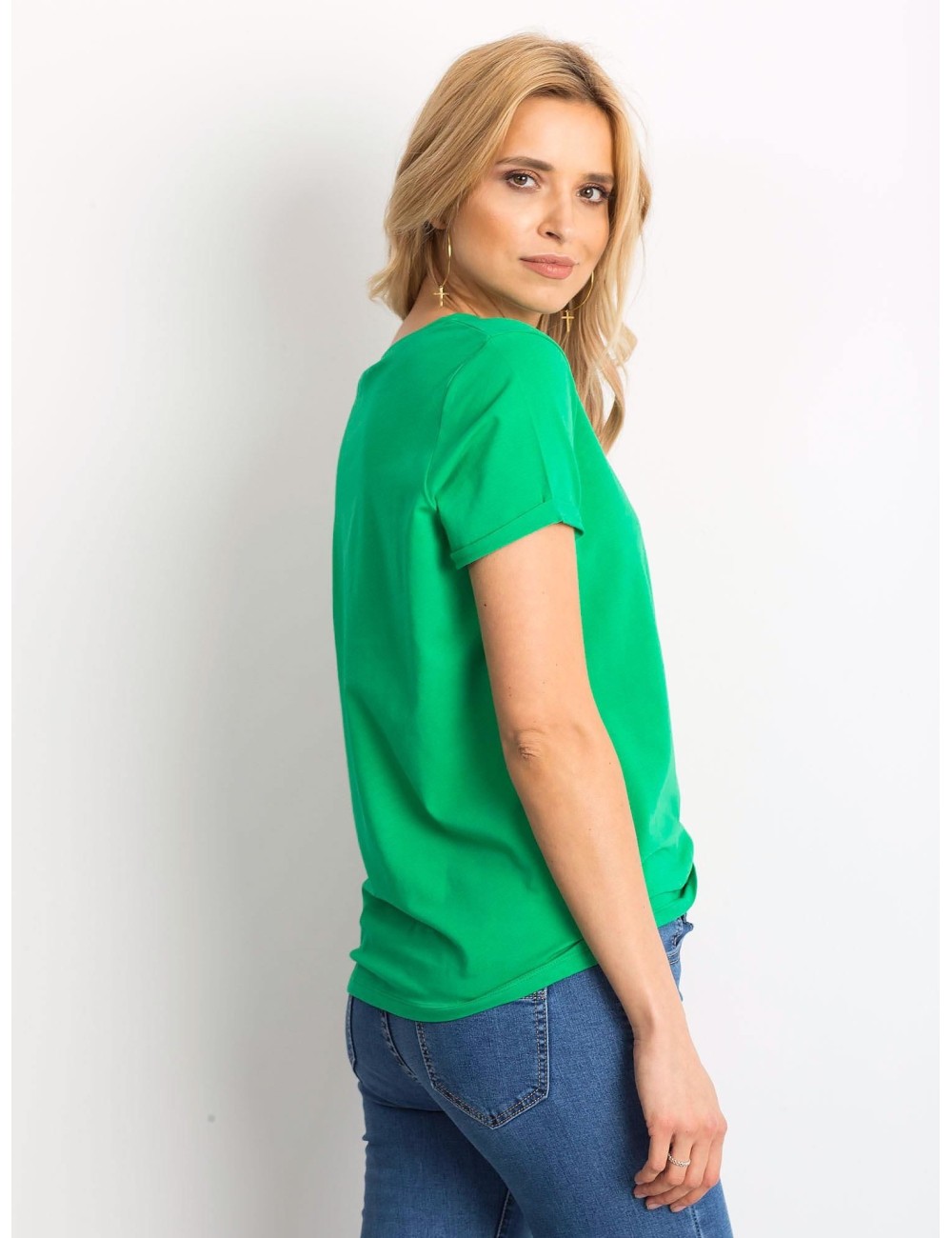 Bawełniany t-shirt damski basic