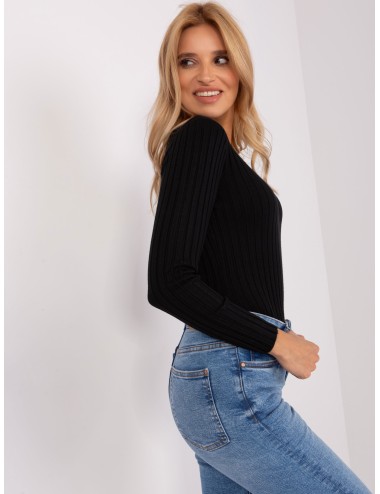 Damski sweter klasyczny z wiskozą
