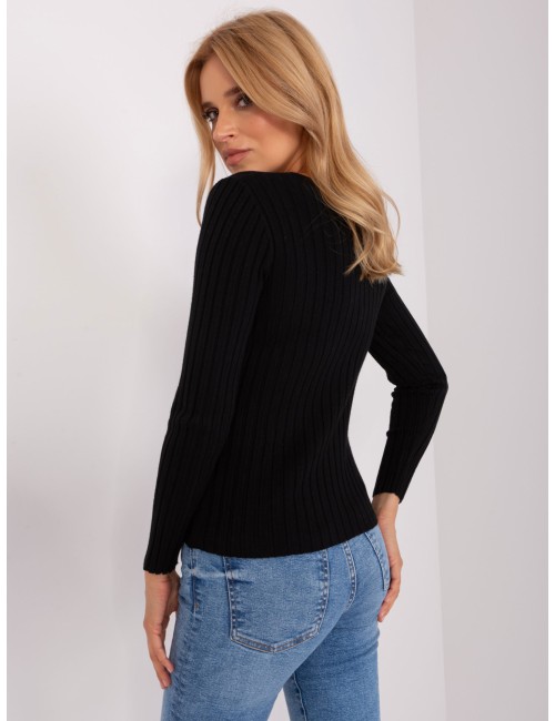 Damski sweter klasyczny z wiskozą