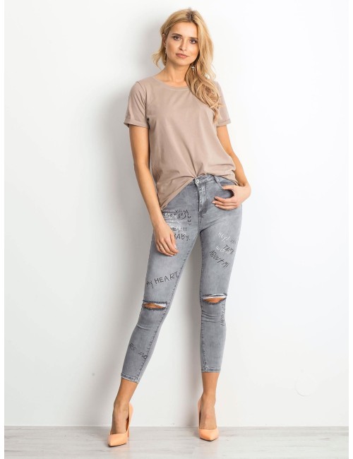 Bawełniany t-shirt damski