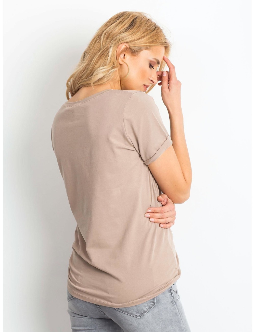 Bawełniany t-shirt damski